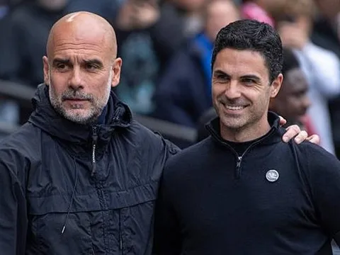 Arteta tiết lộ tin nhắn của Pep sau khi Arsenal vô địch