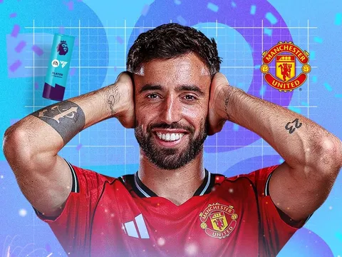 Bruno Fernandes chính thức là Cầu thủ hay nhất mùa