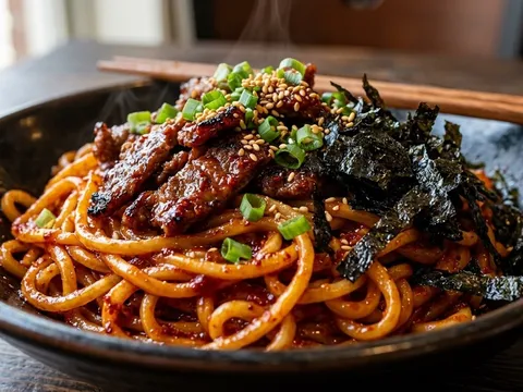 Cách làm mì trộn sốt cay Hàn Quốc ngon “ăn là ghiền”, ai mê đồ cay nhất định phải thử