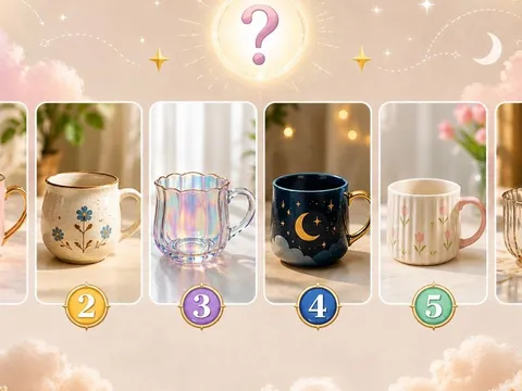 Quiz: Chọn 1 chiếc cốc bạn thích nhất để xem tuần tới bạn đón may mắn hay gặp thử thách?