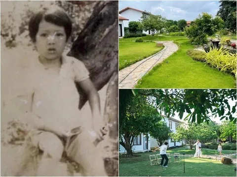 Cậu bé 5 tuổi mất mẹ từng mót mủ cao su, nay là danh hài nổi tiếng cả nước, có biệt thự rộng như công viên