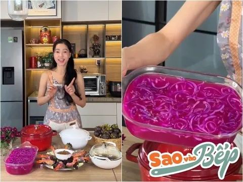 Bữa cơm "tím lịm tìm sim" của "Bà trùm quyền lực" làm Hà Kiều Anh và nhiều người thốt lên vì độc đáo