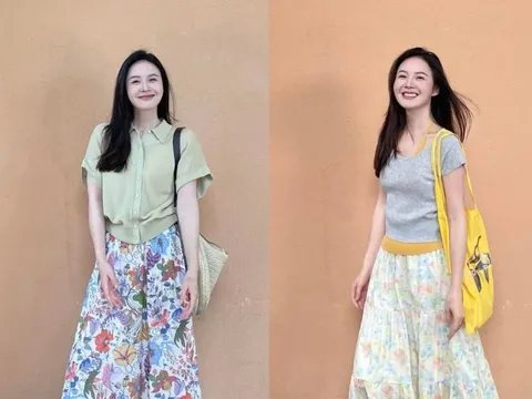 3 cách phối chân váy dài giúp phong cách mùa hè vừa nữ tính vừa sang hơn hẳn