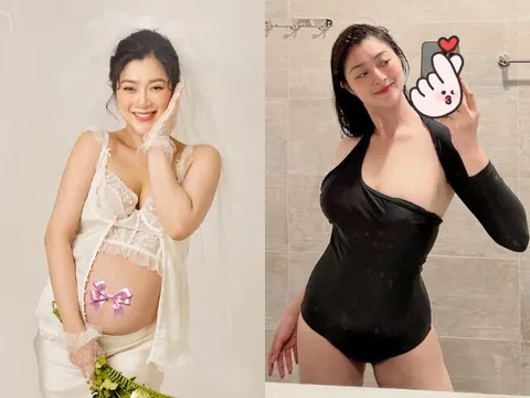 Mỹ nhân phim Việt giờ vàng mang thai sau 5 lần làm IVF, đẻ xong đẹp mặn mà, được chồng soái ca Nghệ An cưng như trứng