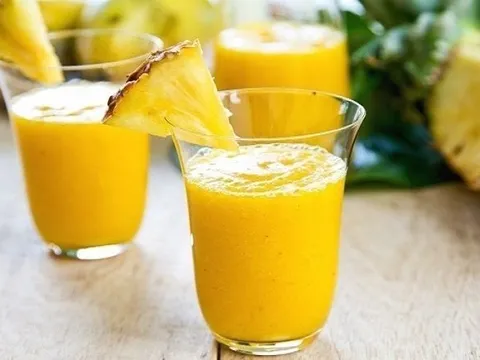 2 khung giờ uống nước ép dứa giúp giảm cân cấp tốc, da đẹp dáng xinh