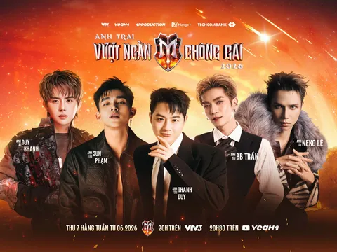 Jun Phạm, Duy Khánh, BB Trần, Neko Lê và Thanh Duy tái xuất tại Anh Trai Vượt Ngàn Chông Gai 2026