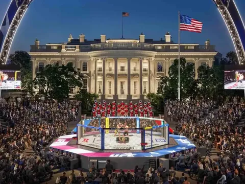 UFC hé lộ thiết kế hoành tráng tại White House: Sân khấu ngoài trời và khu vực fanzone khổng lồ