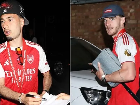 Dàn sao Arsenal náo loạn hộp đêm London sau khi nâng cúp