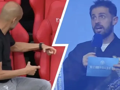 Bernardo Silva khiến Pep Guardiola ôm mặt cười trừ ngày chia tay