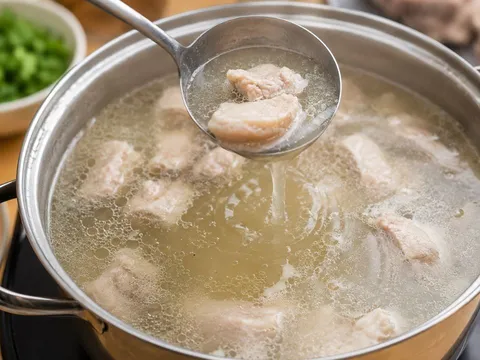 Có nên tận dụng nước luộc thịt để nấu canh? Nhà bạn dùng hay bỏ đi?