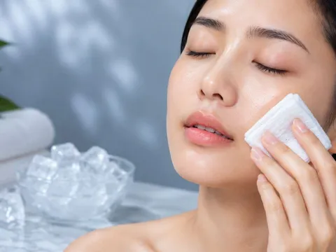 Học người nổi tiếng cách dùng đá lạnh giúp da săn chắc đàn hồi, thu nhỏ lỗ chân lông, da tươi sáng hơn