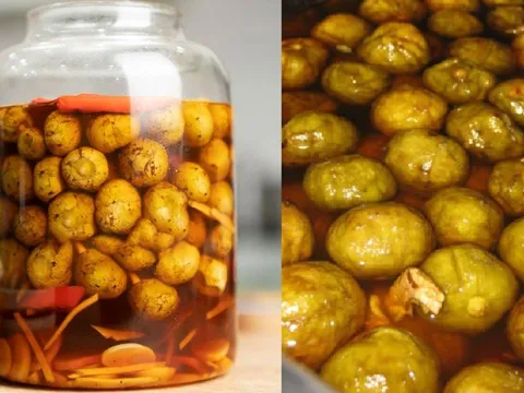 Mách mẹo ngâm sấu vàng giòn, không teo nhăn, để lâu không váng