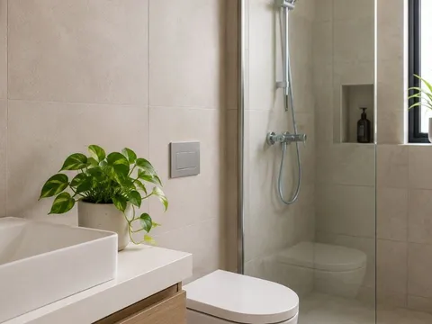 Vì sao nên có 1-2 chậu cây xanh trnog nhà tắm nhà vệ sinh, công dụng bất ngờ