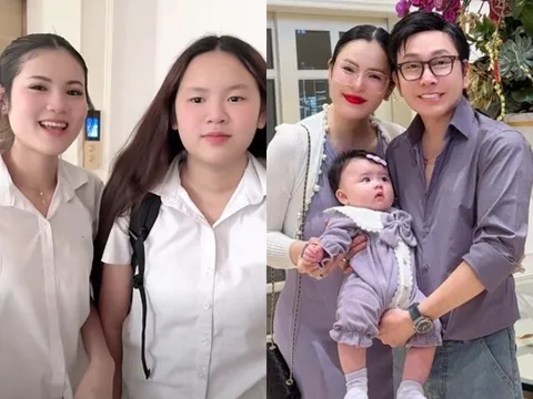 2 con gái sinh đôi của Phương Lê: 15 tuổi mơ làm luật sư, kỹ sư, được NSƯT Vũ Luân nhắn gửi yêu thương