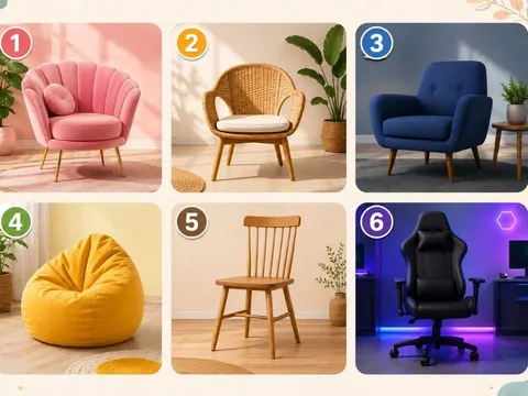 Quiz: Chọn một chiếc ghế bạn muốn ngồi để xem bạn thuộc kiểu người nào