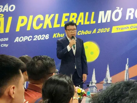Công bố giải Pickleball mở rộng khu vực châu Á 2026 tại tp.HCM: Quy mô khủng với tổng giá trị giải thưởng hơn 55.000 USD