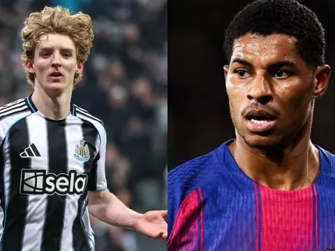 Phản ứng của Rashford khi Barca sắp chiêu mộ Gordon