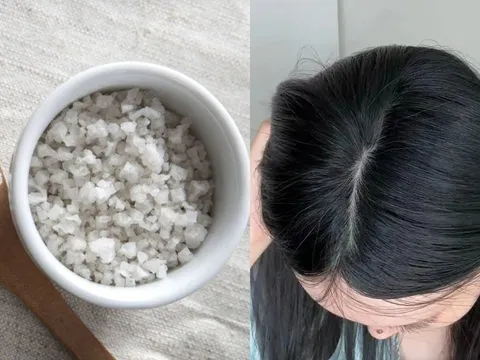 Cách gội đầu bằng nước muối giúp tóc bồng bềnh, lâu bết, kích thích mọc tóc