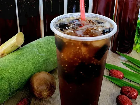 Cách nấu trà bí đao giải thiệt, đẹp dáng, trắng da từ bên trong