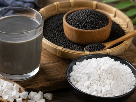 Cách pha bột sắn dây kết hợp mè đen giúp da đẹp, tóc đen, hỗ trợ bổ máu nhiều người chưa biết