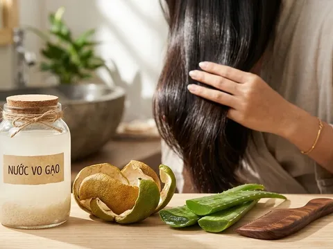 Dùng nước vo gạo gội đầu: Tóc khô xơ cũng mềm mượt, giảm rụng thấy rõ sau vài tuần