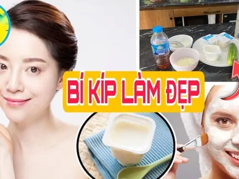 Mẹo làm mặt nạ sữa chua giúp da căng mịn, hồng hào