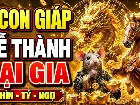 Chớp thời cơ Vàng đời bước sang trang, 3 con giáp Tình - Tiền thăng tiến