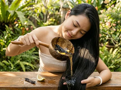 Vỏ bưởi đừng vội bỏ: Đun nước gội đầu giúp tóc thơm lâu, giảm rụng cực tốt