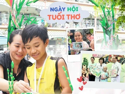 Tết Thiếu nhi sớm ở TP.HCM: Những nụ cười hạnh phúc của bệnh nhi sau ngày dài "làm bạn" với mũi kim tiêm