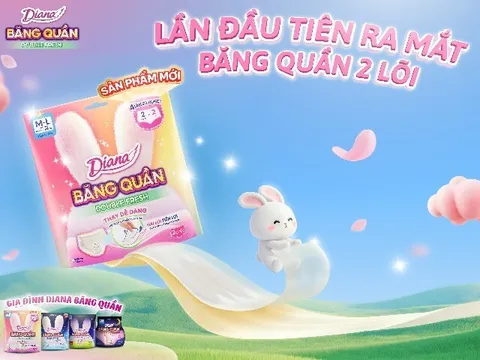Đi làm ngày đèn đỏ nên dùng loại nào? Diana Băng Quần Double Fresh 2 lõi đang được nhiều nàng công sở quan tâm