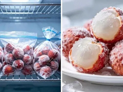 Muốn trữ vải thiều đừng cho ngay vào tủ lạnh: Làm thêm bước này để cả tháng vẫn tươi ngon như mới