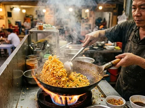 Tại sao cơm rang ngoài hàng luôn vàng đều và thơm hơn ở nhà?