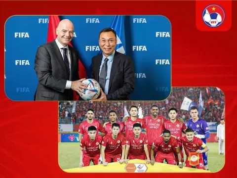 Chủ tịch FIFA gửi thư tán dương chức vô địch V-League của CAHN