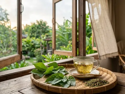 3 loại lá đun nước uống buổi tối giúp ngủ ngon và mát gan hơn mùa hè