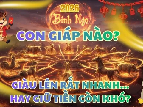 5 ngày đầu tháng 6/2026: 3 con giáp Số Đỏ kiếm to, no nê Tiền của