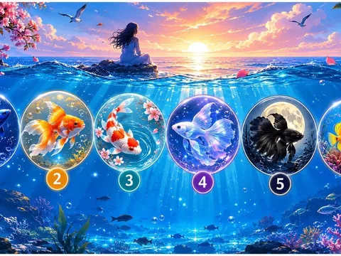 Quiz: Chọn 1 con cá bạn ấn tượng nhất để xem bạn có phải người có nội tâm mạnh mẽ không?