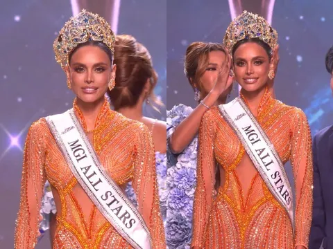 Mỹ nhân đăng quang MGI All Stars: Từng là "đối thủ" của Hương Giang tại Miss Universe, thành tích "không phải dạng vừa"
