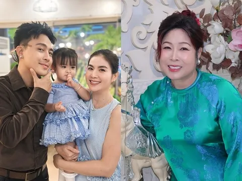 NSND Hồng Vân được con gái Kha Ly gọi là "Nội", nhóc tì gần 2 tuổi đã bập bẹ gửi lời chúc sinh nhật bà