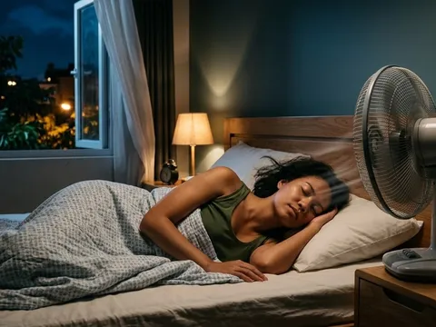 Nhiều người bật quạt cả đêm nhưng quên làm điều này khiến cơ thể mệt mỏi