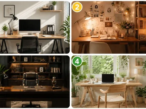 Quiz: Chọn 1 chiếc bàn làm việc để xem bạn đang mạnh lý trí hay giàu cảm xúc và cần thay đổi gì?