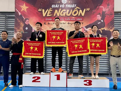 Quảng Trị tổ chức thành công giải Võ cổ truyền “Về nguồn Tân Sở” lứa tuổi học sinh