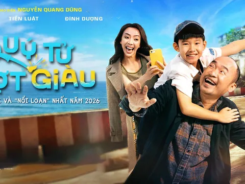 Thu Trang - Tiến Luật lần đầu đóng vai vợ chồng trong phim mới của đạo diễn Nguyễn Quang Dũng