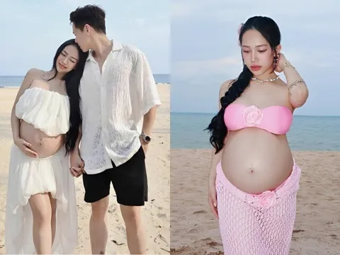 20 tuổi bắt đầu làm mẹ, con gái đại gia ngành nhựa Việt giờ mang bầu lần 5 ở tuổi 27, nhan sắc vẫn đỉnh như gái son