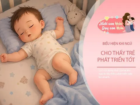 Đừng vội lo lắng khi con ngủ kiểu này, đó là dấu hiệu em bé có IQ cao hơn người