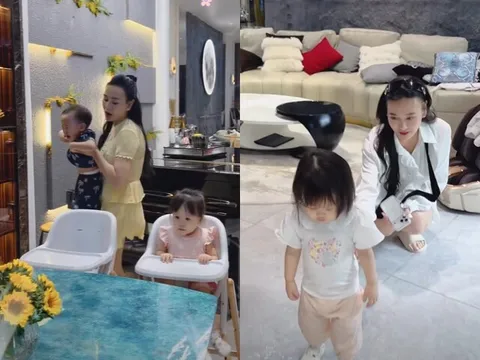 Phương Oanh phải dùng "bí kíp roi mây" để đối phó với cặp song sinh, Jimmy - Jenny bước vào khủng hoảng tuổi lên 2