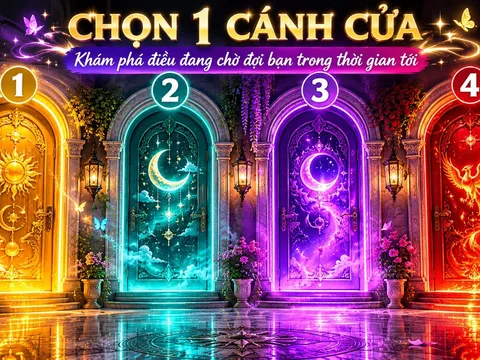 Quiz: Chọn một cánh cửa bạn muốn bước vào nhất để khám phá điều đang chờ đợi bạn trong thời gian tới
