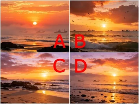 Trắc nghiệm: Chọn một cảnh bình minh, xem sau khi kết hôn bạn sẽ sung túc hay nhiều lo toan