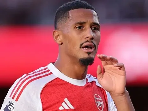 William Saliba tự tin nằm trong nhóm trung vệ xuất sắc nhất