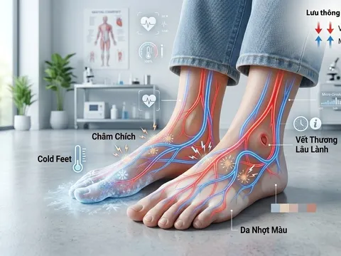 4 dấu hiệu ở bàn chân có thể phản ánh tuần hoàn máu đang gặp vấn đề