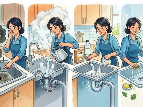 Mùa hè oi bức, cống nhà tắm bốc mùi hôi nồng nặc: 5 cách khử sạch miễn phí, cực dễ làm